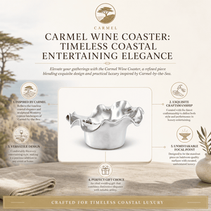 Arthur Court Carmel Carmel Wine Coaster