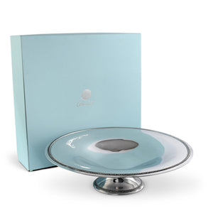 Arthur Court Centerpiece Beaded Centerpiece Footed Bowl