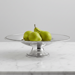Arthur Court Centerpiece Beaded Centerpiece Footed Bowl