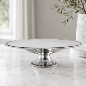 Arthur Court Centerpiece Beaded Centerpiece Footed Bowl
