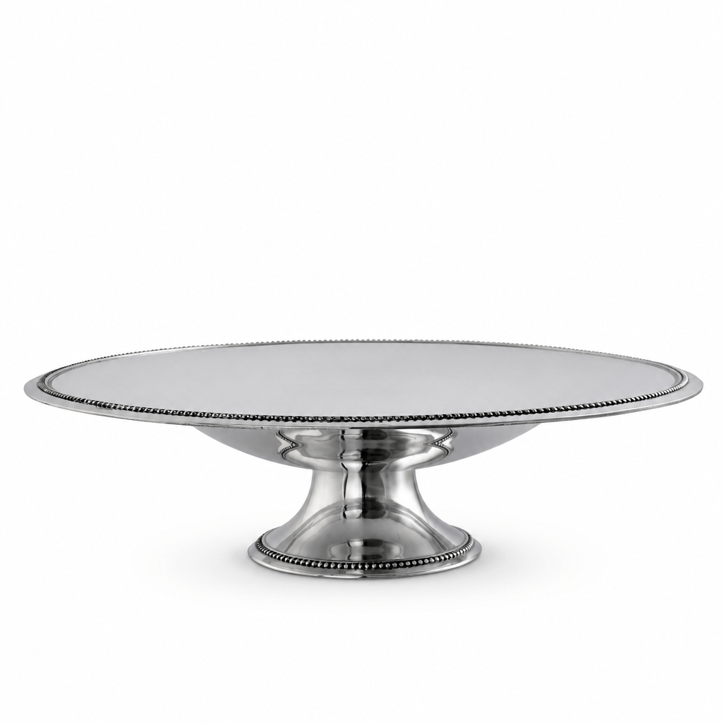 Arthur Court Centerpiece Beaded Centerpiece Footed Bowl