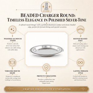 Arthur Court Chargers Beaded Charger Round