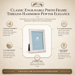 Arthur Court Classic / Engravable 5 x 7  Classic Engravable Photo Frame