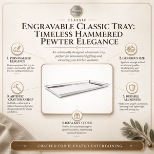 Arthur Court Classic / Engravable 6" x 12" Engravable Classic Tray