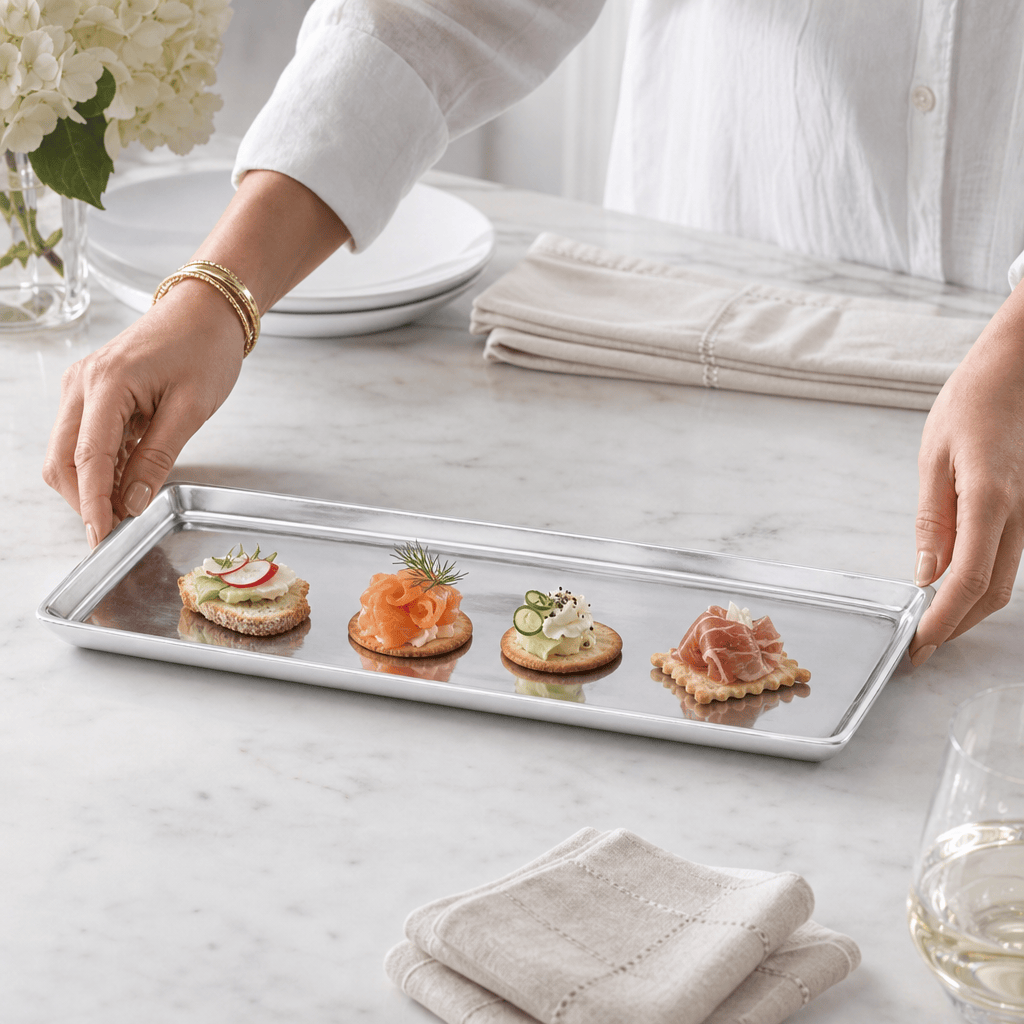 Arthur Court Classic / Engravable 6" x 12" Engravable Classic Tray
