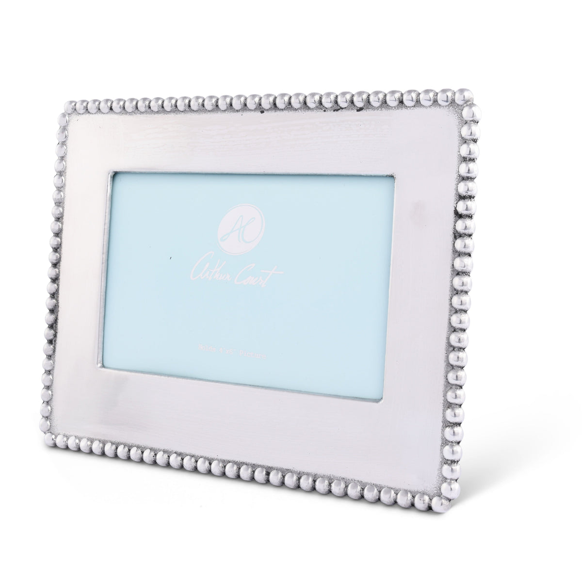Arthur Court Classic / Engravable Engravable Beaded Photo Frame 4x6