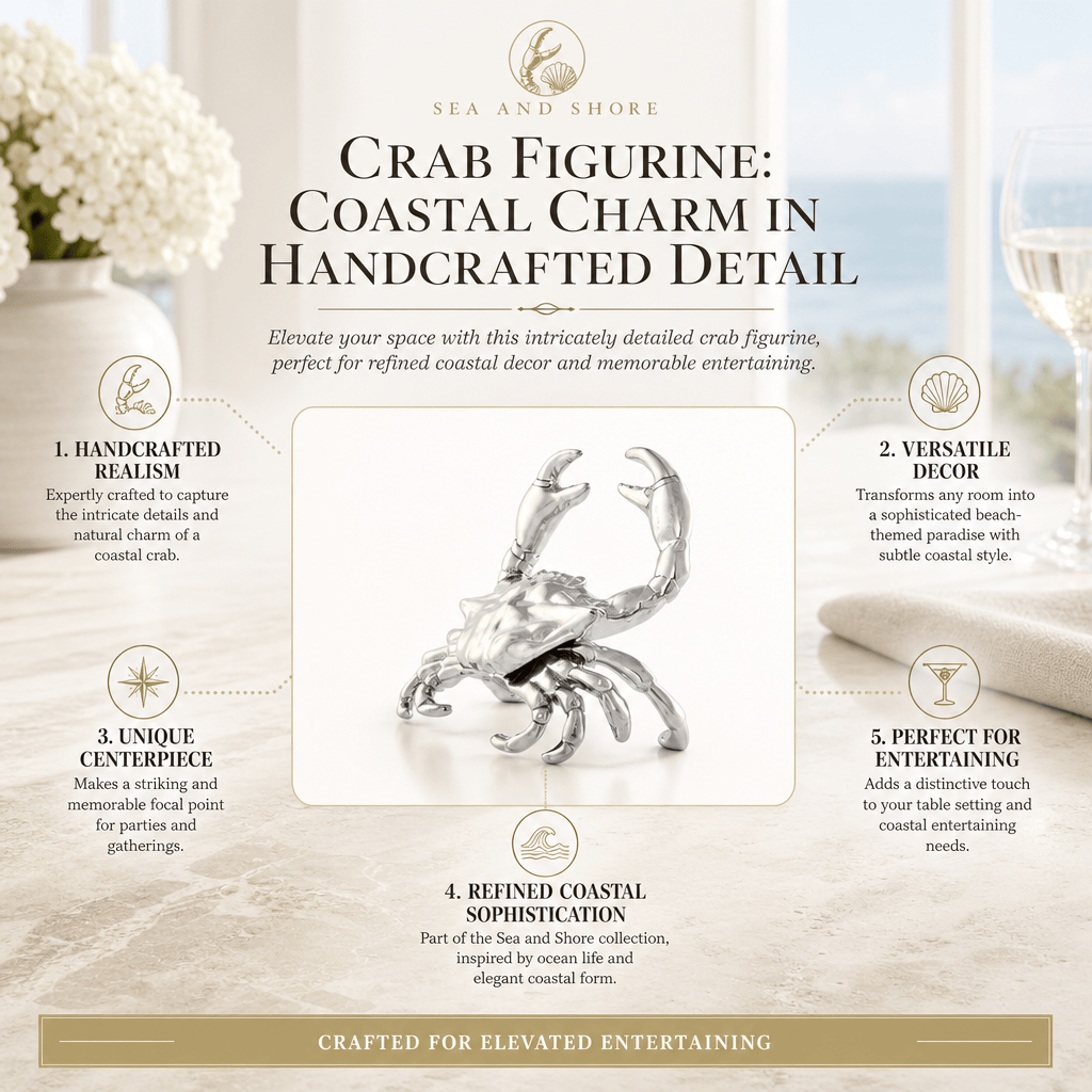 Arthur Court Coastal Crab Figurine