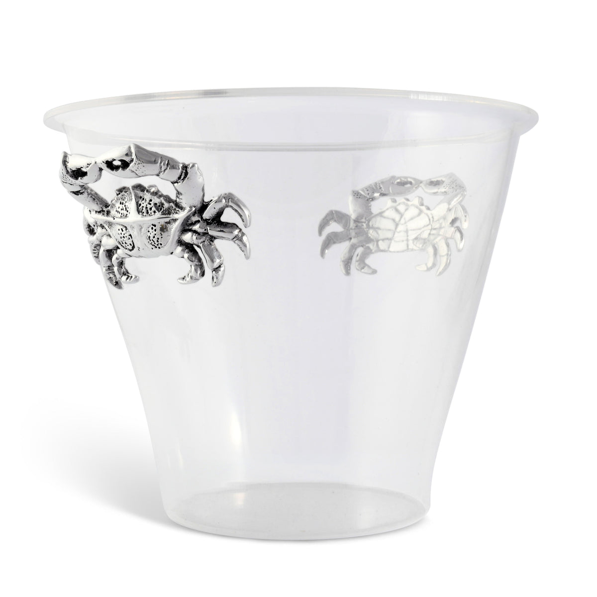 Arthur Court Coastal Crab Handle Acrylic Ice Bucket