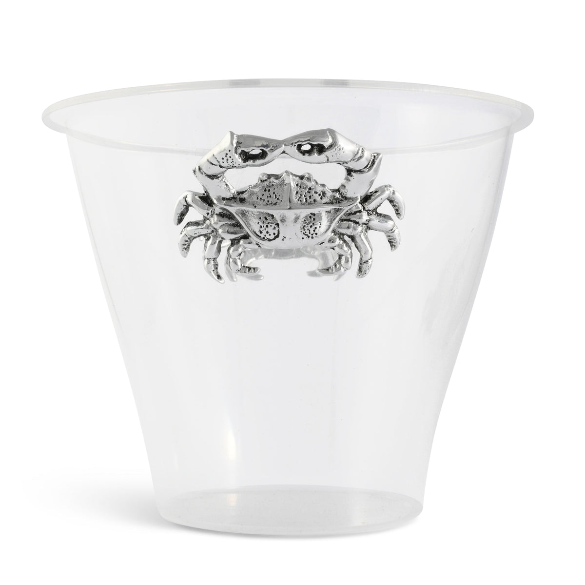 Arthur Court Coastal Crab Handle Acrylic Ice Bucket
