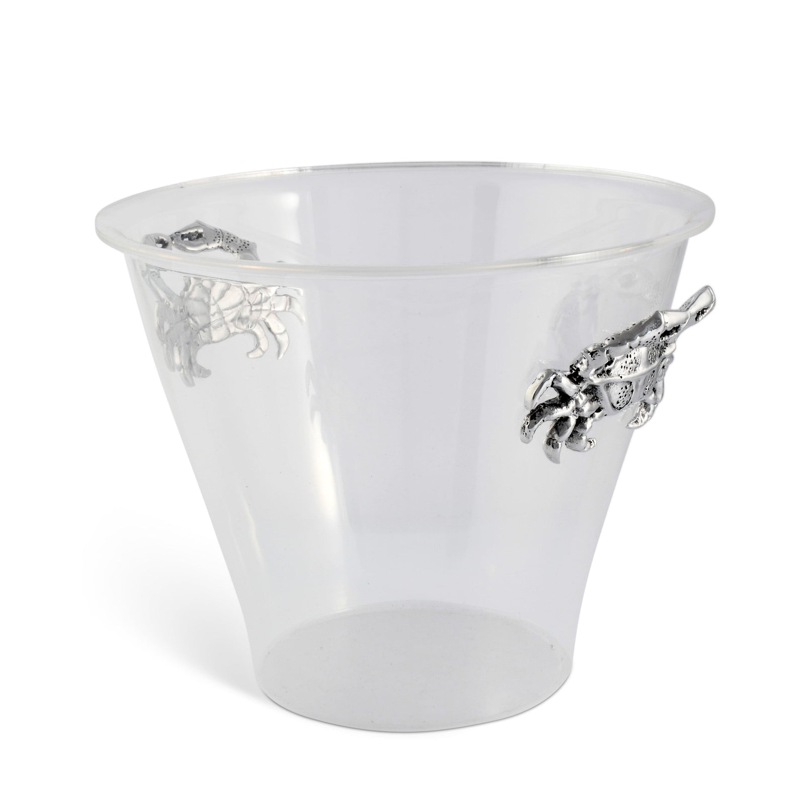 Arthur Court Coastal Crab Handle Acrylic Ice Bucket