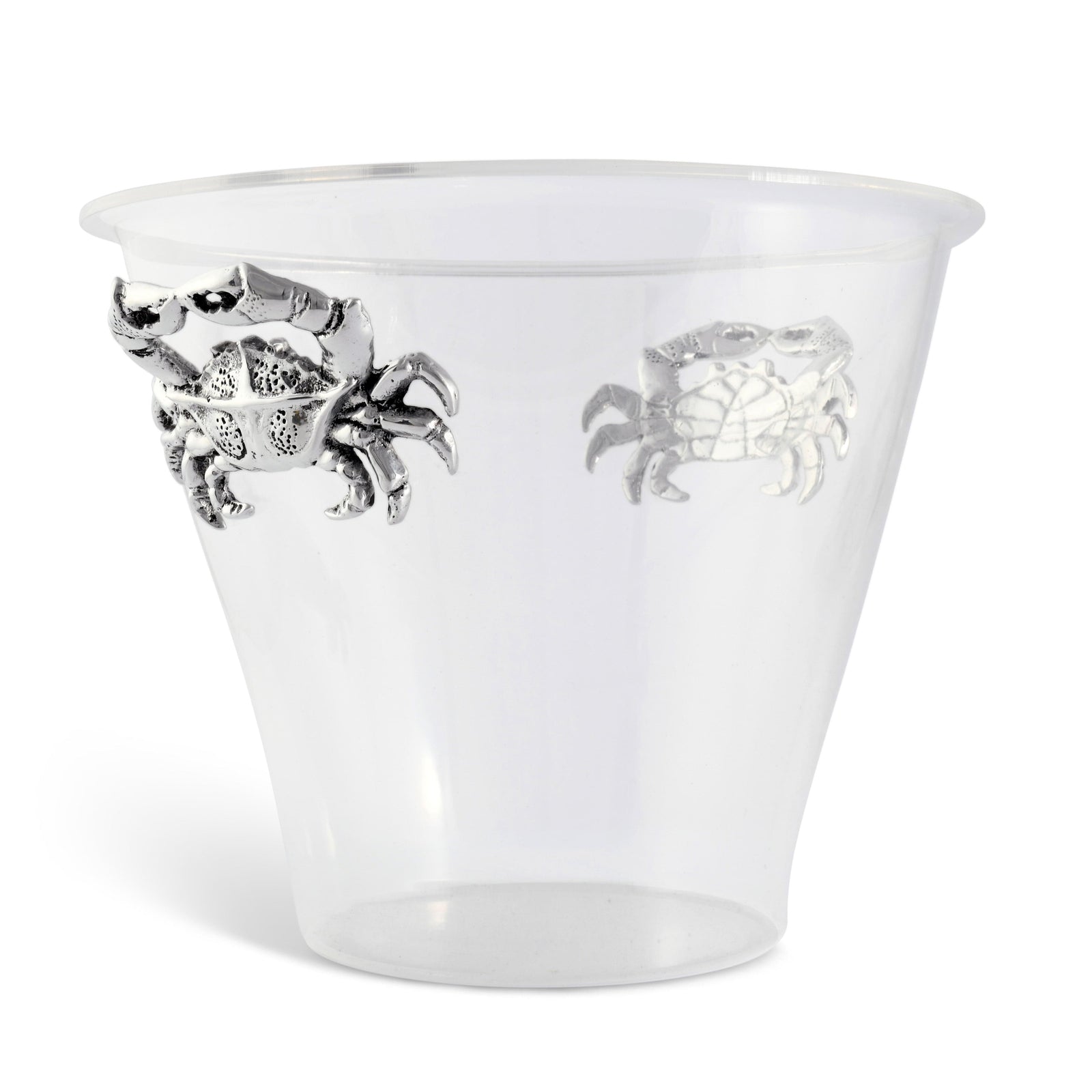 Arthur Court Coastal Crab Handle Acrylic Ice Bucket