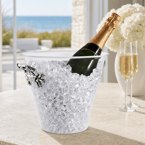 Arthur Court Coastal Crab Handle Acrylic Ice Bucket
