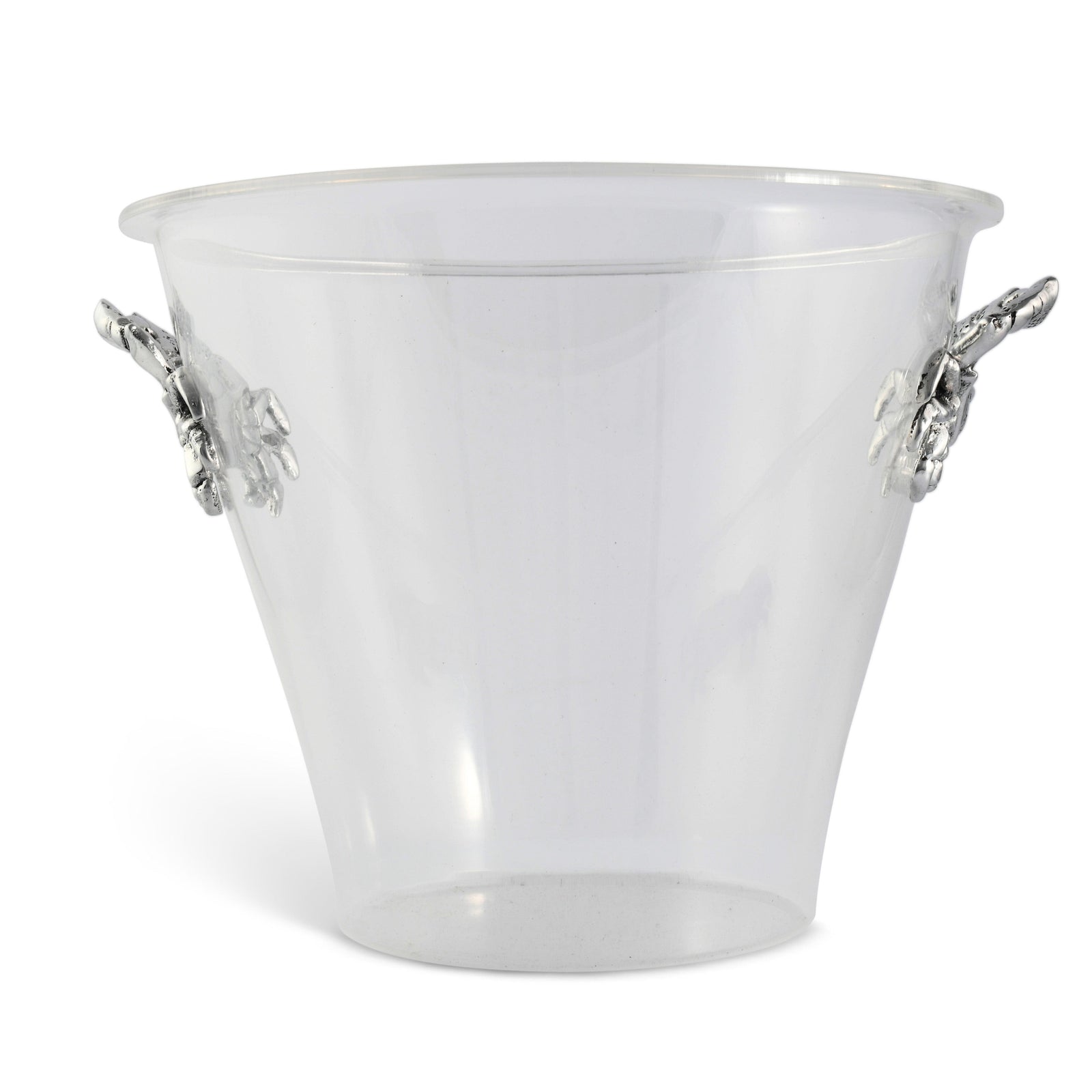 Arthur Court Coastal Crab Handle Acrylic Ice Bucket