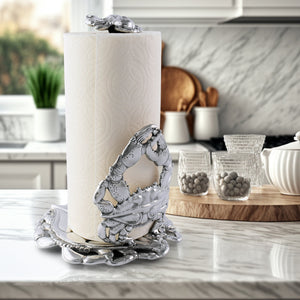 Arthur Court Coastal Crab Paper Towel Holder