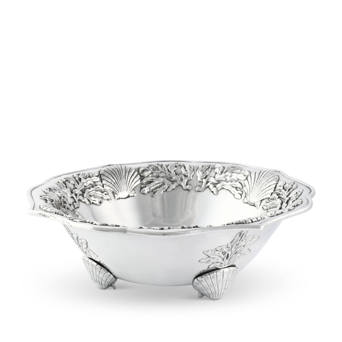 Arthur Court Coastal Ocean Kelp and Shells Salad Bowl