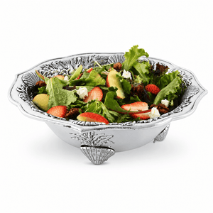 Arthur Court Coastal Ocean Kelp and Shells Salad Bowl