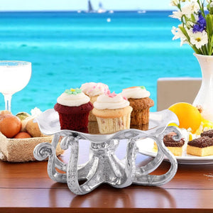 Arthur Court Coastal Octopus Treat / Cookie Stand