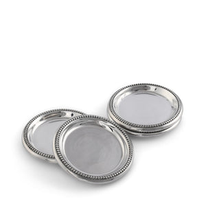 Arthur Court Coaster Set Beaded Coasters Set  Set of 4