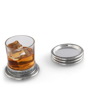 Arthur Court Coaster Set Beaded Coasters Set  Set of 4