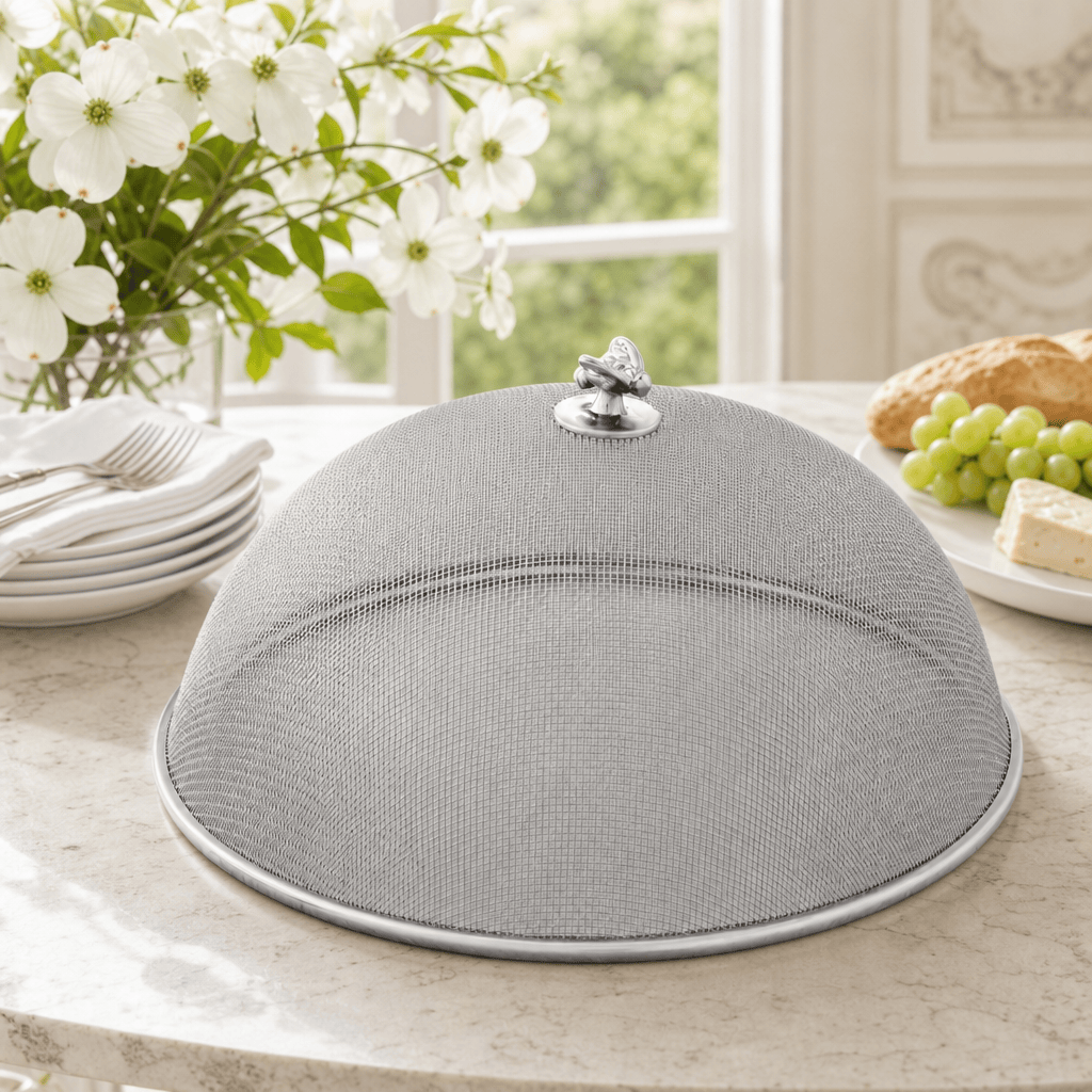 Arthur Court Dogwood Bee Stainless Mesh Picnic Cover