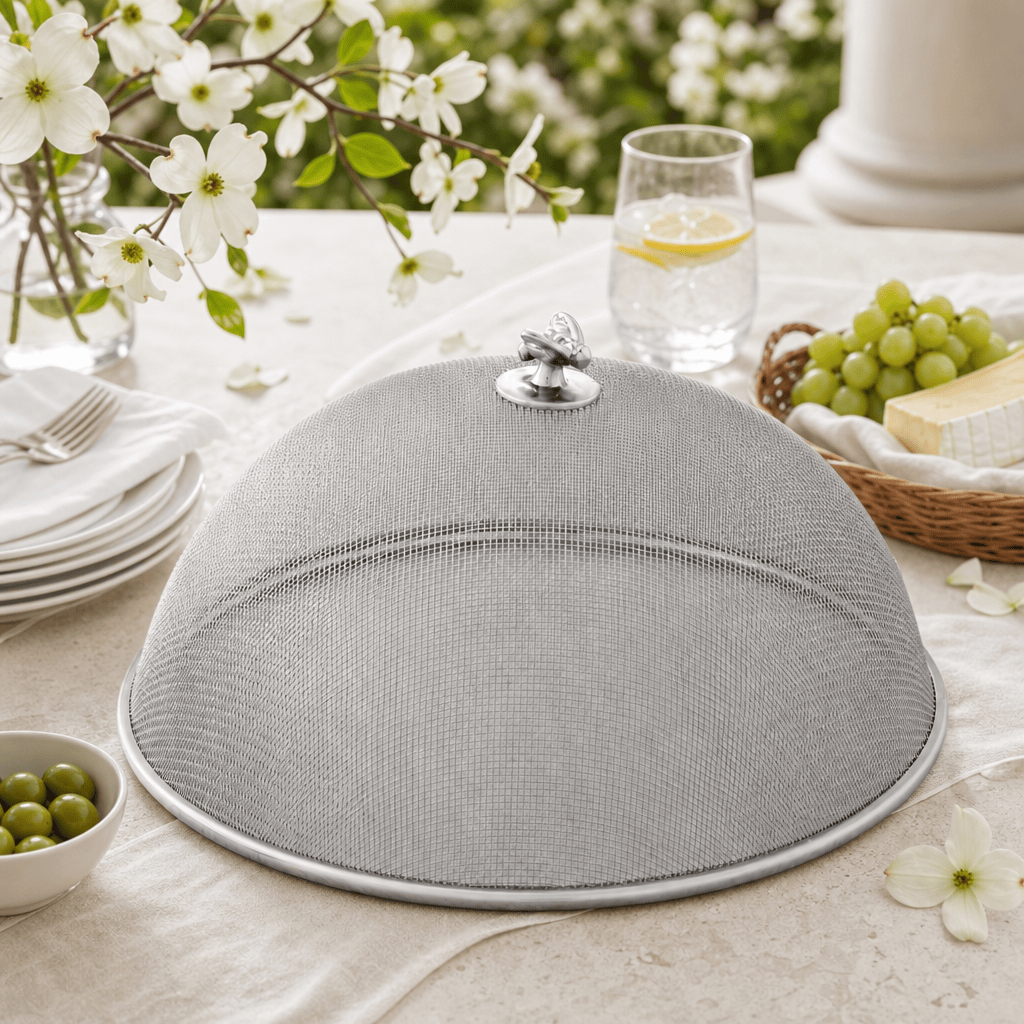 Arthur Court Dogwood Bee Stainless Mesh Picnic Cover