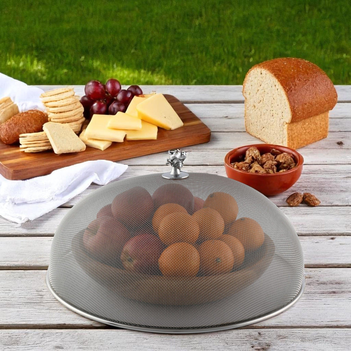 Arthur Court Dogwood Bee Stainless Mesh Picnic Cover