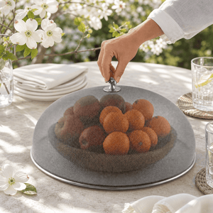 Arthur Court Dogwood Bee Stainless Mesh Picnic Cover