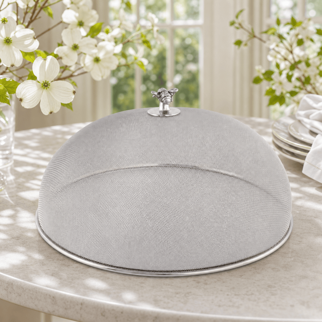 Arthur Court Dogwood Bee Stainless Mesh Picnic Cover