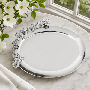 Arthur Court Dogwood Butterfly Dogwood Platter