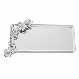 Arthur Court Dogwood Butterfly Oblong Dogwood Tray