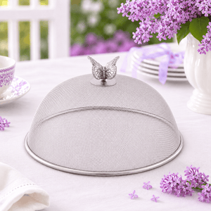 Arthur Court Dogwood Butterfly Stainless Mesh Picnic Cover