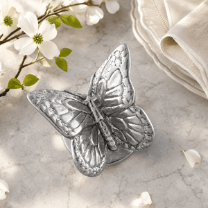 Arthur Court Dogwood Butterfly Stainless Mesh Picnic Cover