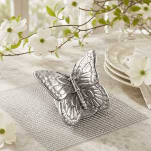Arthur Court Dogwood Butterfly Stainless Mesh Picnic Cover