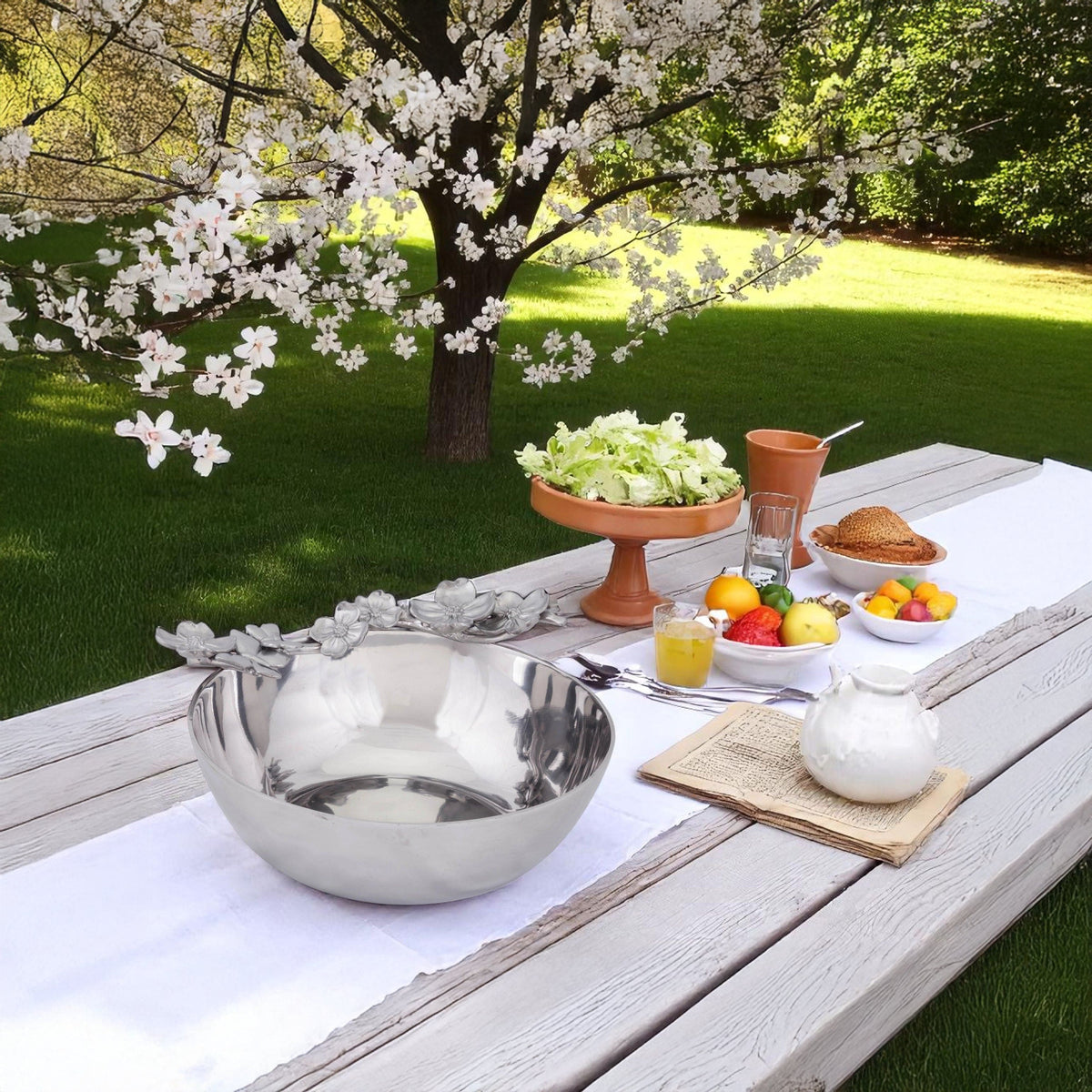 Arthur Court Dogwood Dogwood Serving Bowl