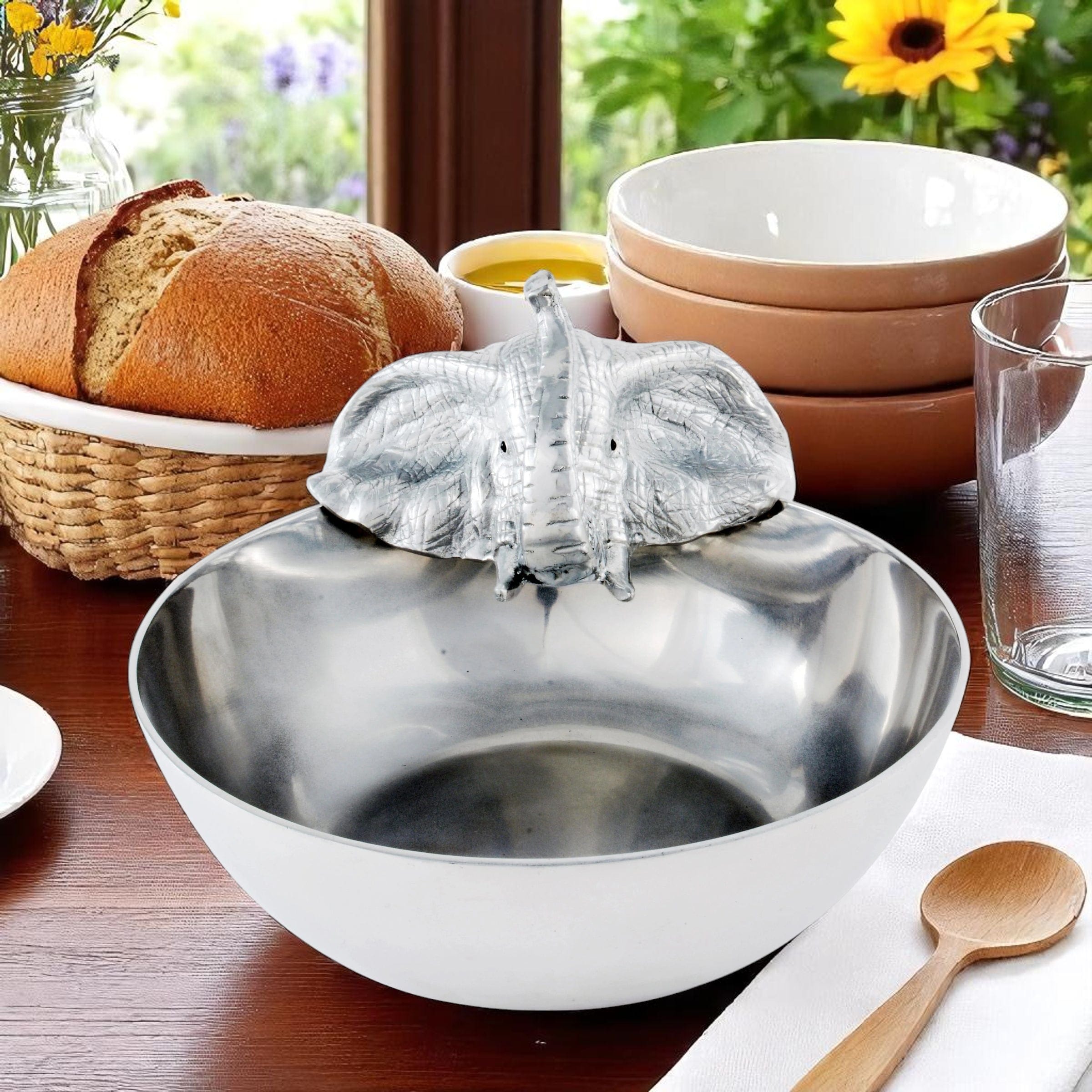 Arthur Court Horse Arthur Court Designs Aluminum Elephant Salad