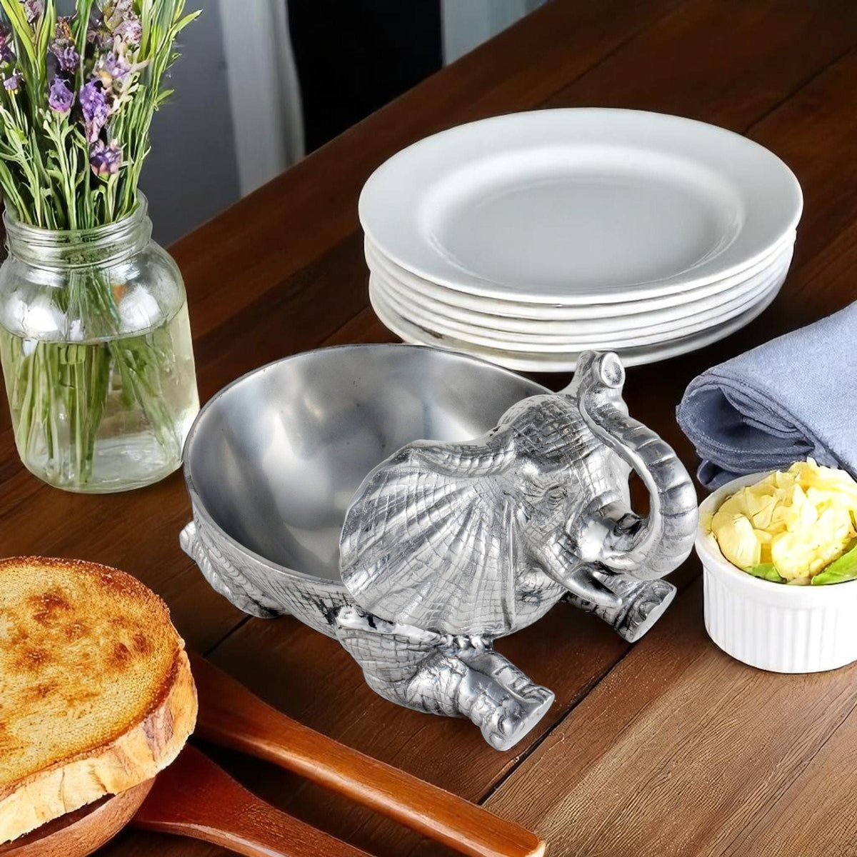 Arthur Court Elephant Elephant 12 Bowl