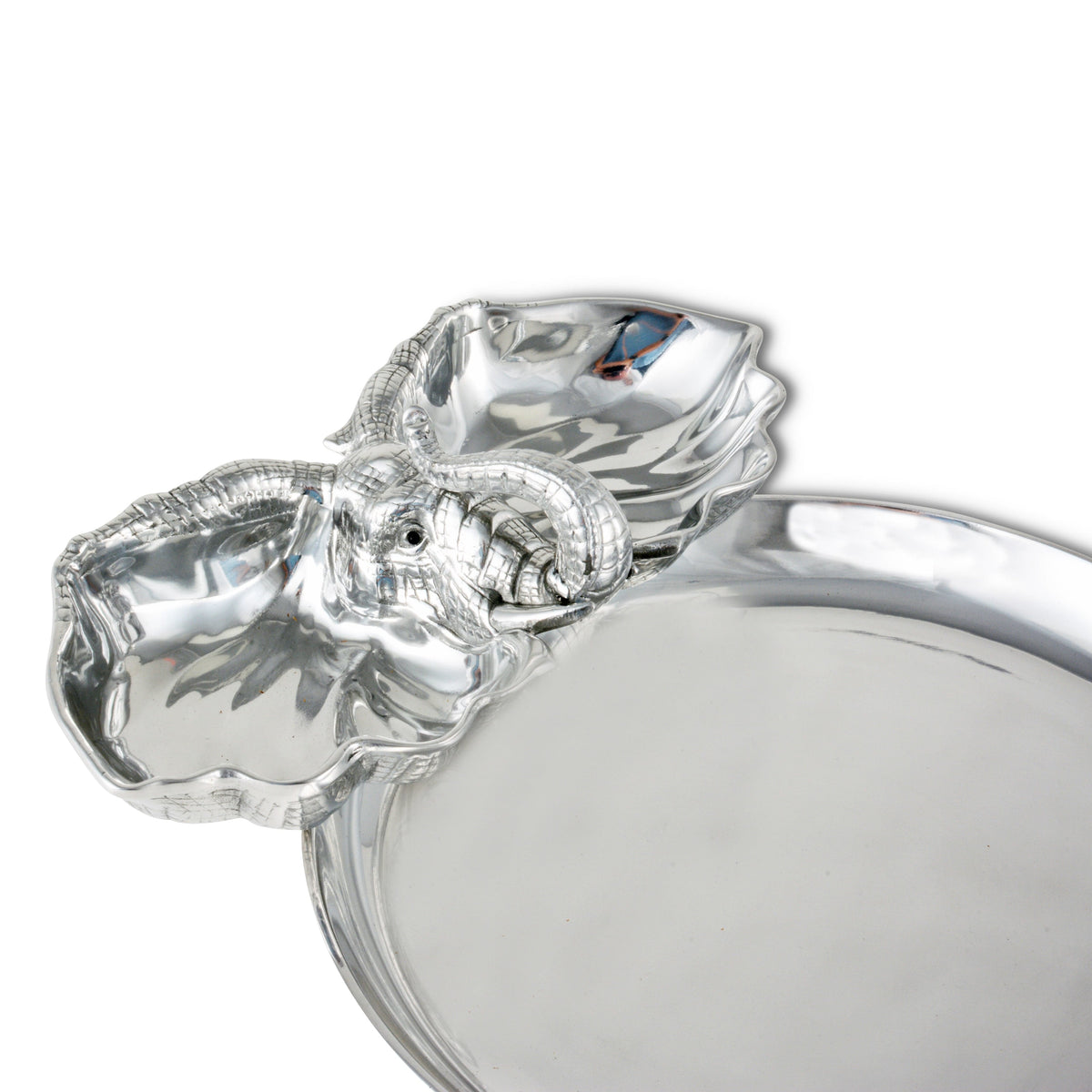 Arthur Court Elephant Elephant 14 Round Chip & Dip