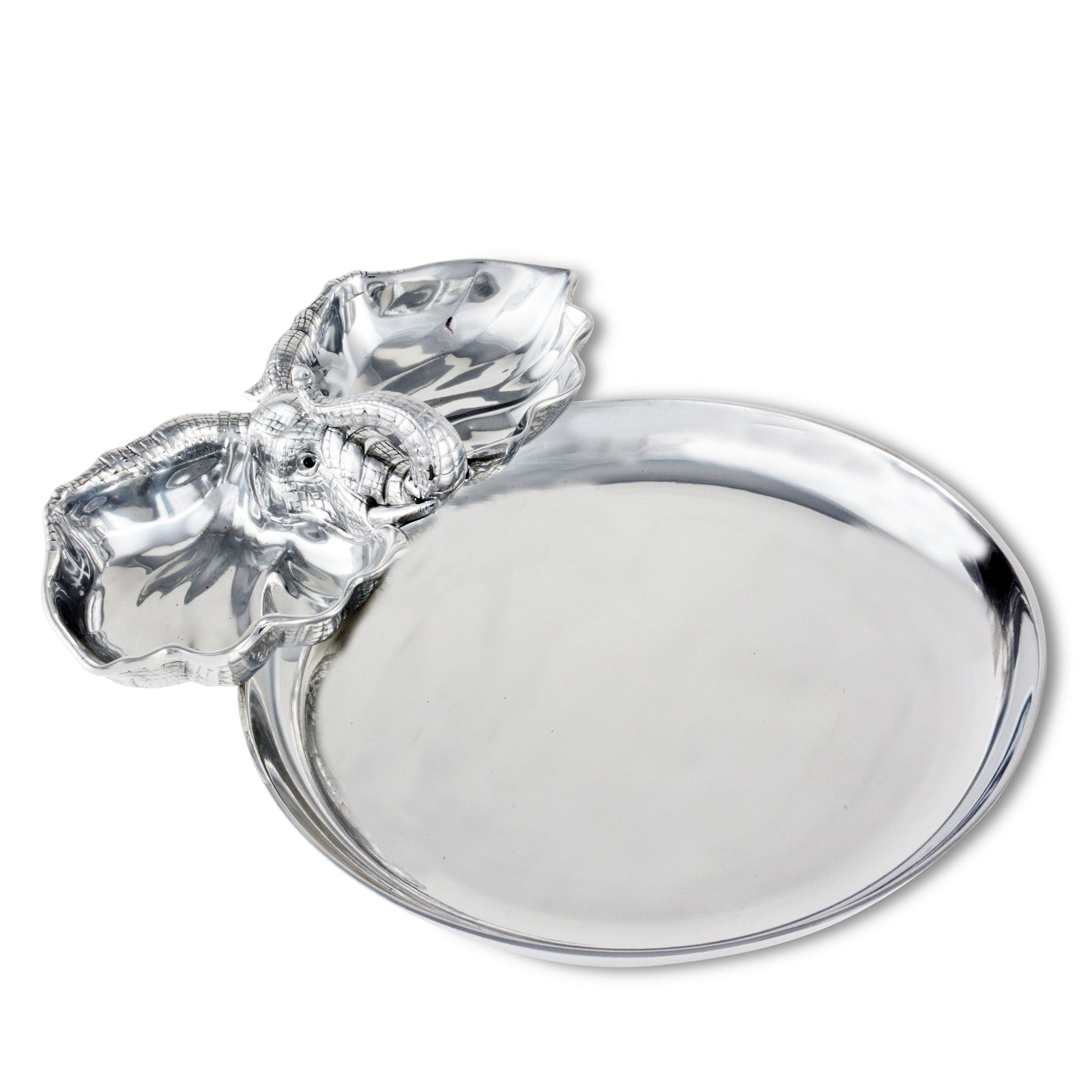 Arthur Court Elephant Elephant 14 Round Chip & Dip