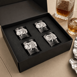 Arthur Court Elephant Elephant Bar Glasses Set of 4