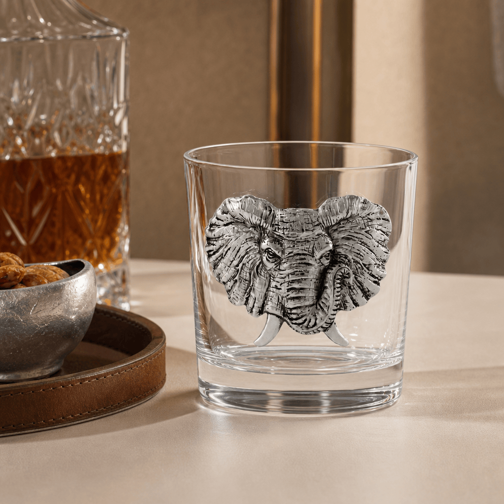 Arthur Court Elephant Elephant Bar Glasses Set of 4
