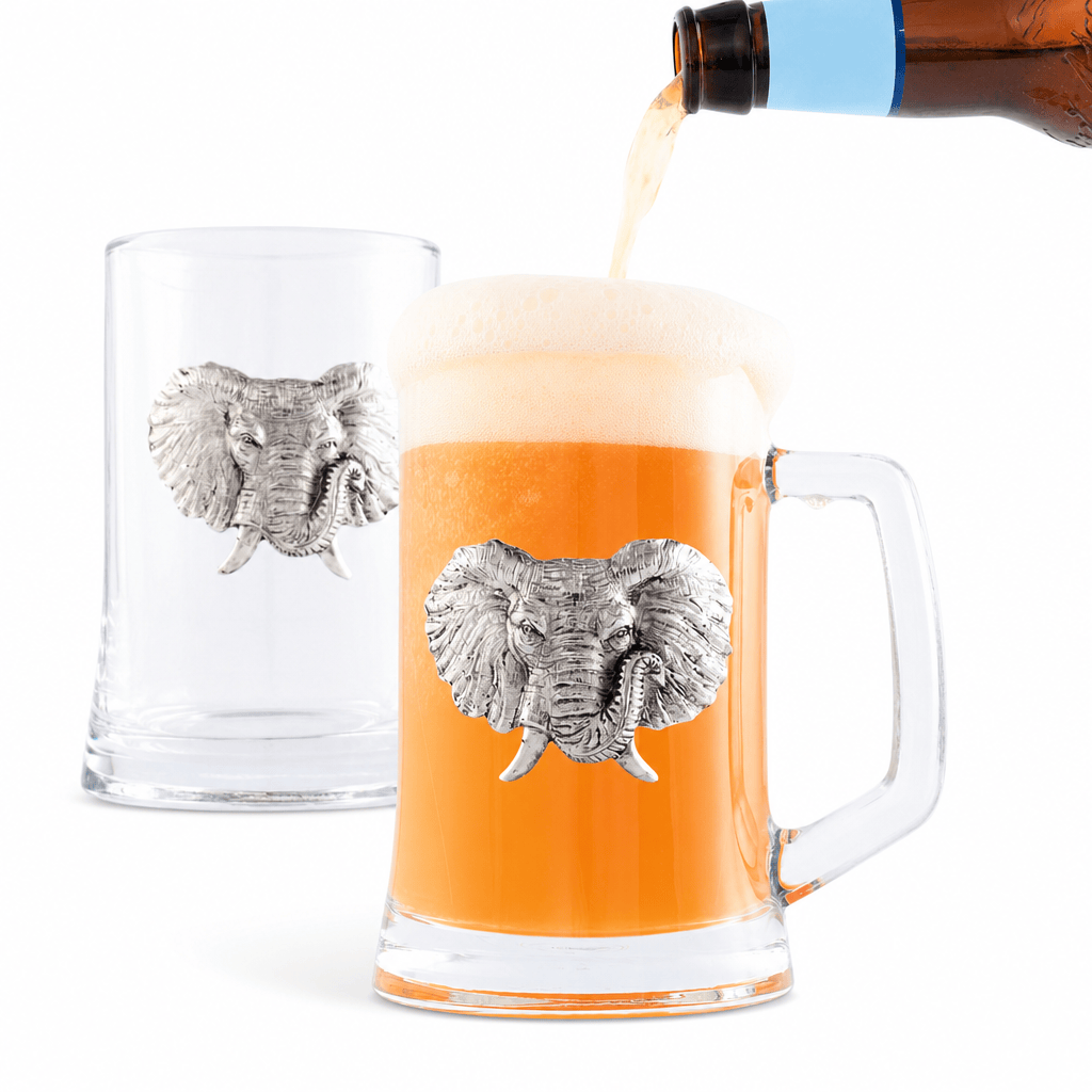 Arthur Court Elephant Elephant Beer Mugs - Set of 2