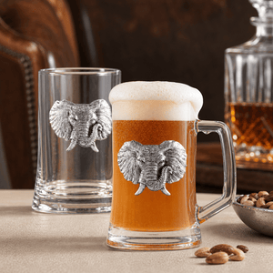 Arthur Court Elephant Elephant Beer Mugs - Set of 2