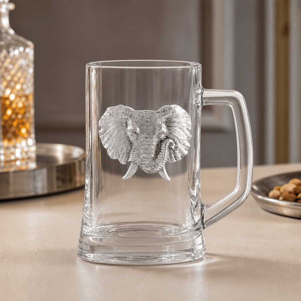 Arthur Court Elephant Elephant Beer Mugs - Set of 2