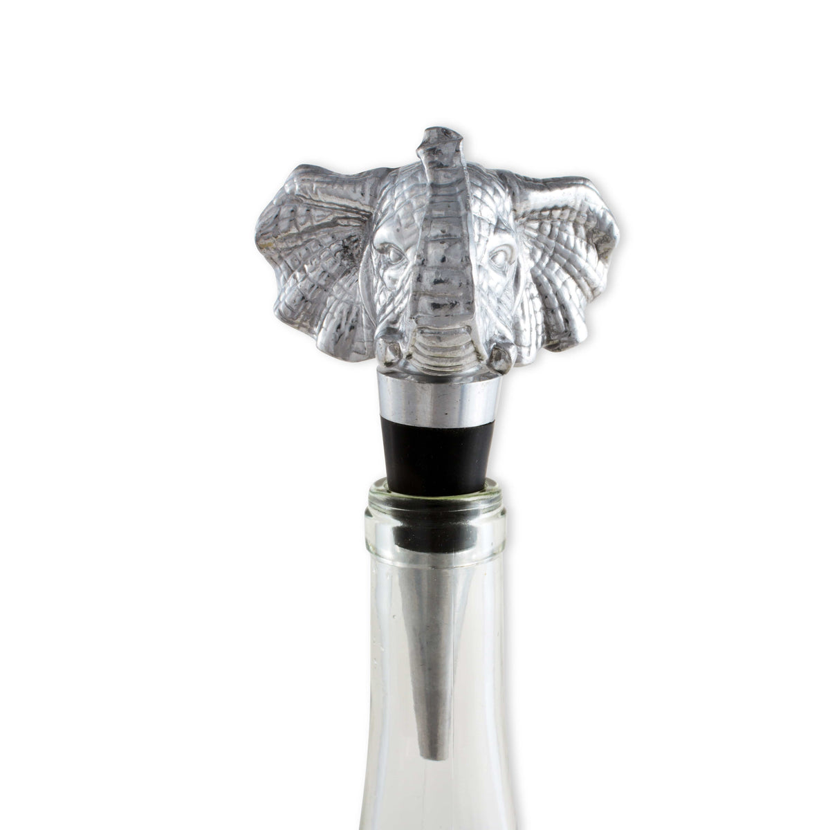 Arthur Court Elephant Elephant Bottle Stopper