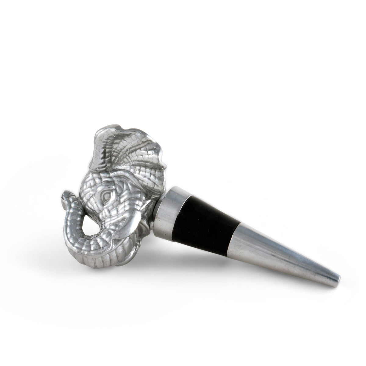 Arthur Court Elephant Elephant Bottle Stopper