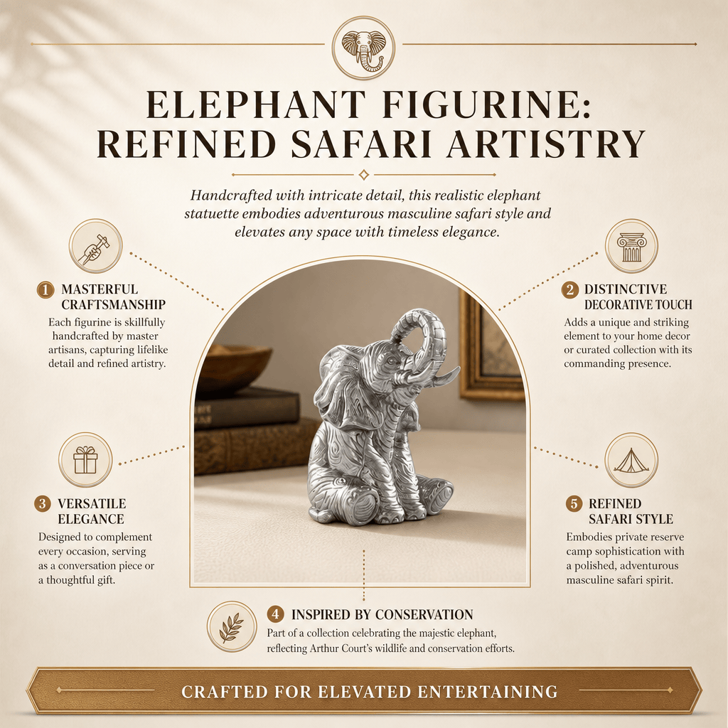 Arthur Court Elephant Elephant Figurine