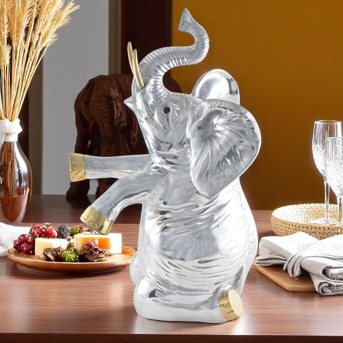 Arthur Court Elephant Elephant Ice/Wine Buckets