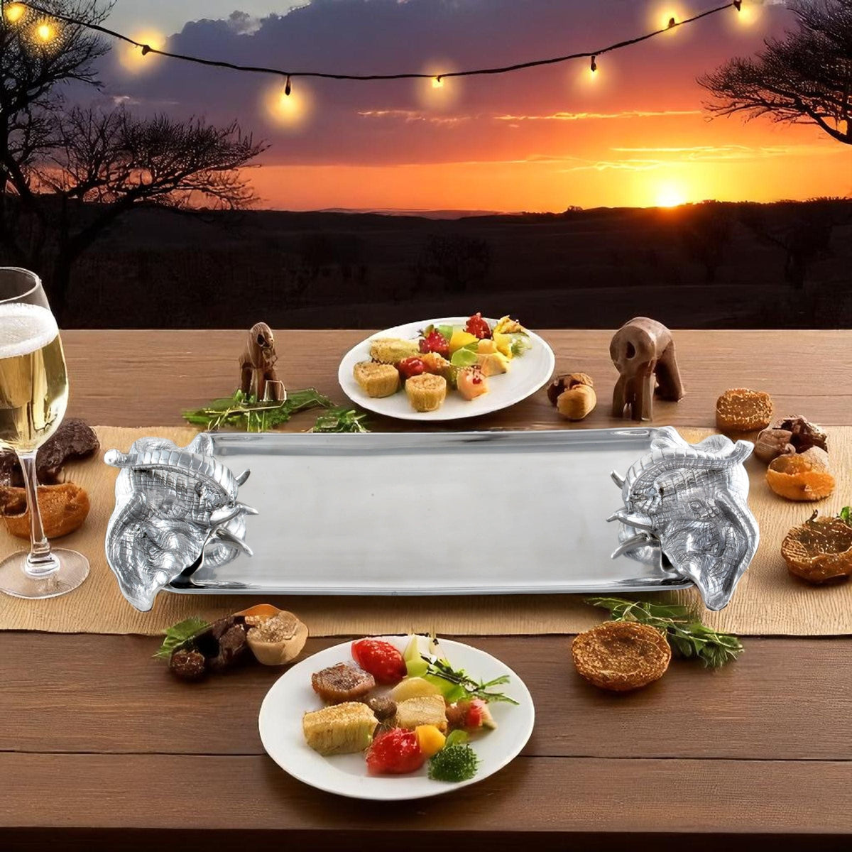 Arthur Court Elephant Elephant Oblong Tray