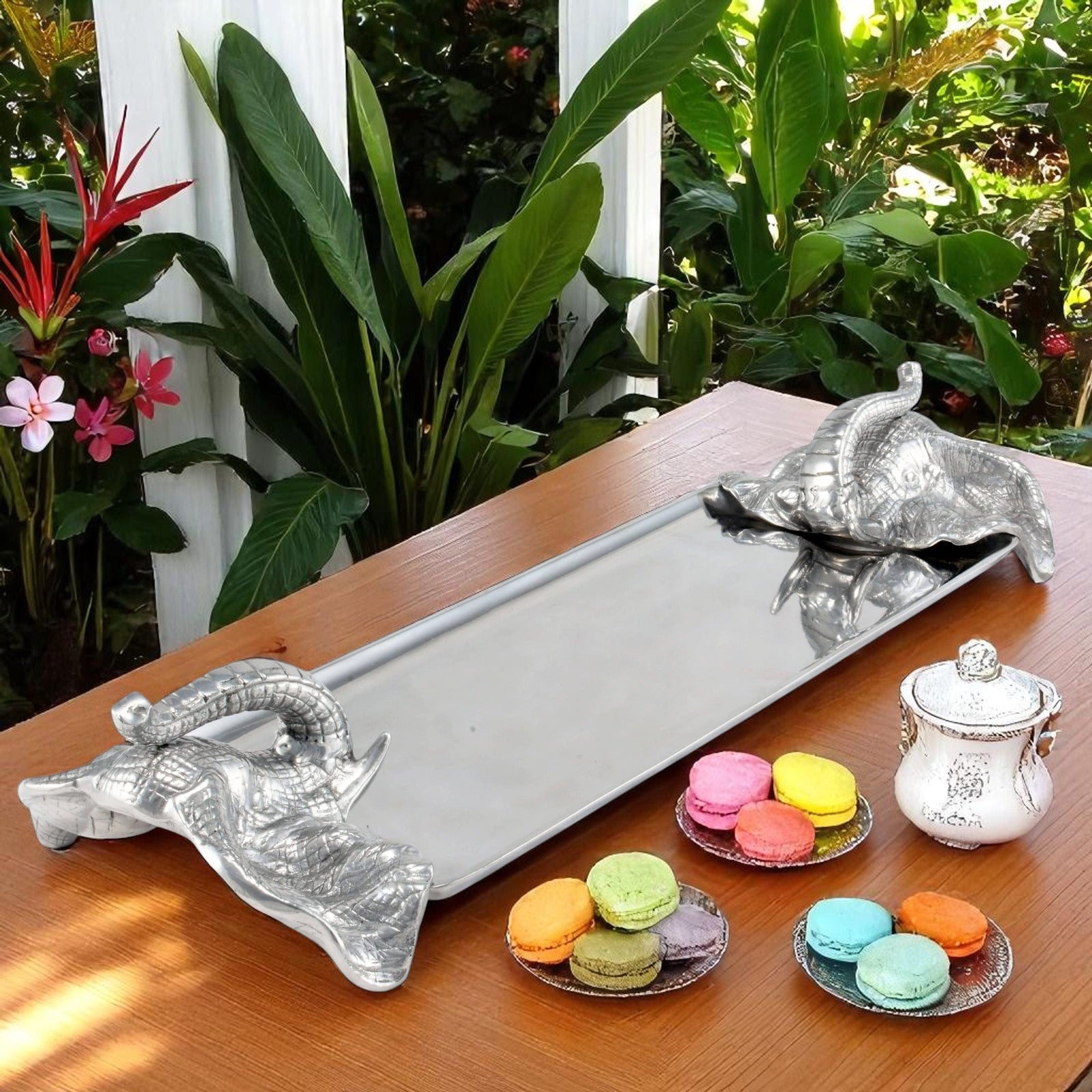 Arthur Court Elephant Elephant Oblong Tray