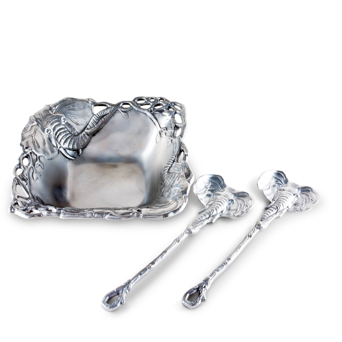 Arthur Court Elephant Elephant Salad Set 3-Pc